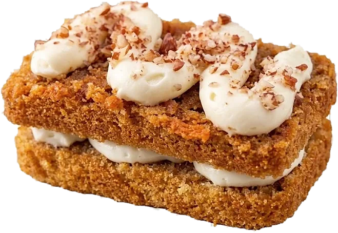Pastelito de zanahoria con betun