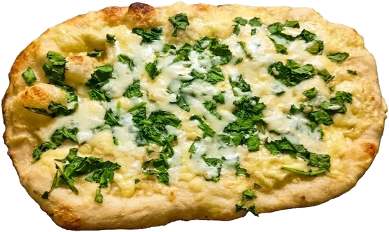 Astro Pan, pan de queso con base de ajo y espinaca